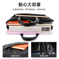 Portable briefcase zippered office bag conference bag satchel document bag document bag business bag printing logo