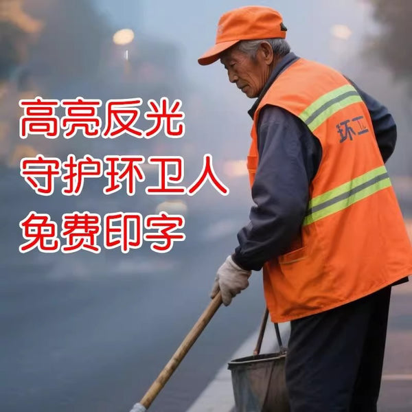 Construction clothes Reflective clothes Vest workers Garden safety Vest Sanitation cleaning Reflective outdoor work Reflective vest