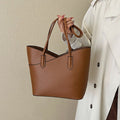 2026 new large capacity women's bag - trendy and versatile tote bag, high-end style for work and commuting, shoulder bag, underarm bag