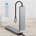 hot-selling type-c docking station six-in-one usb expander suitable for macbook apple docking station 4k