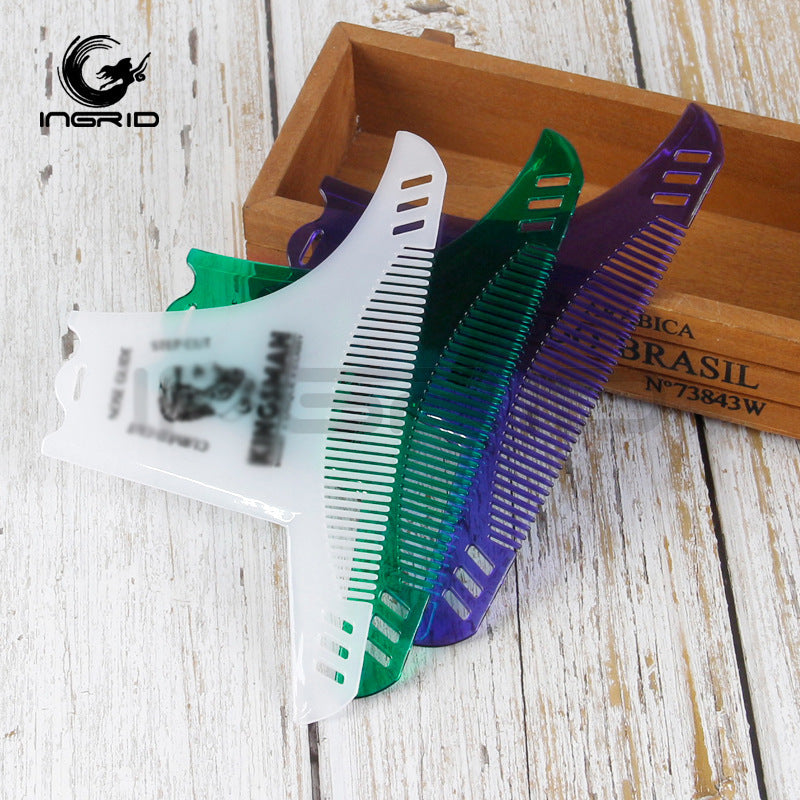 Men's Repair Beard Comb Sideburns Beard Trim Contour Tool Styling Comb Hair Template Comb