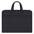 Large capacity double-layer office briefcase laptop bag conference document bag men's bag file bag business portfolio with printing option
