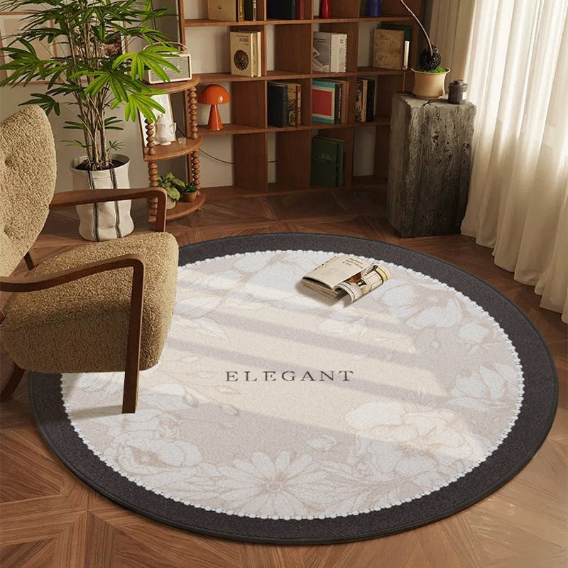 Source factory direct sales European round office carpet living room sofa coffee table blanket study rotating chair cushion rocking chair cushion
