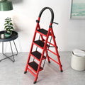 Mobile a-frame ladder, telescoping ladder, four-step/five-step ladder, indoor ladder, household folding ladder, heavy-duty carbon steel