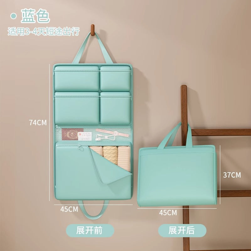 Seven-in-one travel storage hanging bag, underwear, socks, clothing, luggage hanging partition storage bag, an essential artifact for business trips