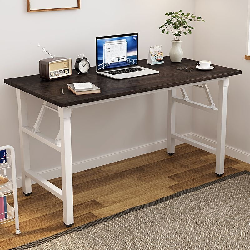 Foldable computer desk desktop desk casual modern home office table bedroom simple study table writing desk