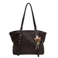 classy retro tote bag for women 2025new arrival super popular european and american shoulder bag soft leather large capacity armpit bag