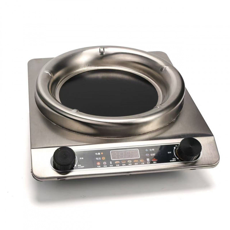 High-power 5000w induction cooker: commercial-grade, multi-functional electric ceramic cooktop for hot pot, stir-fry, and more - fast heating, direct from the manufacturer