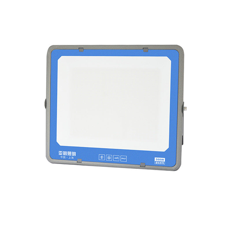 Yaming led floodlight outdoor waterproof court basketball court anti-vertigo spotlight workshop factory lighting floodlight