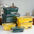 Refrigerator storage box double layer drain basket crisper pet plastic transparent thickened fruit vegetable freezer storage box