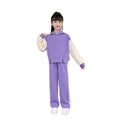 Girls' spring/autumn outfit set,  new korean style, trendy hooded sweatshirt and casual two-piece set for mid-to-large children