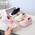 Boys' fashion octopus coconut shoes spring/summer new korean style girls' flyknit sneakers sock shoes