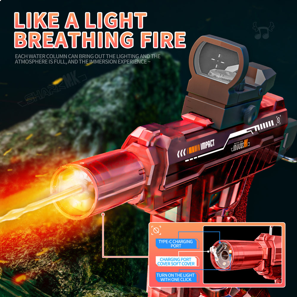 new uzi electric automatic water gun - kids' toy, uzi style, high capacity, boys' water blaster, summer toy