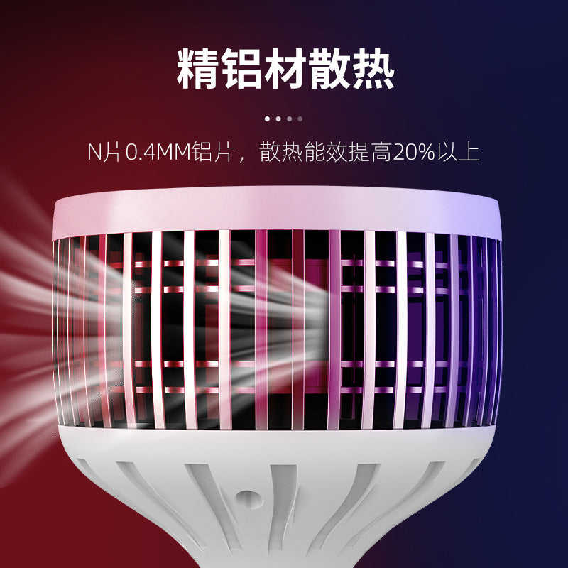 Fin bulb, high-power led energy-saving light bulb, warehouse building, fin aluminum heat dissipation engineering lighting light bulb