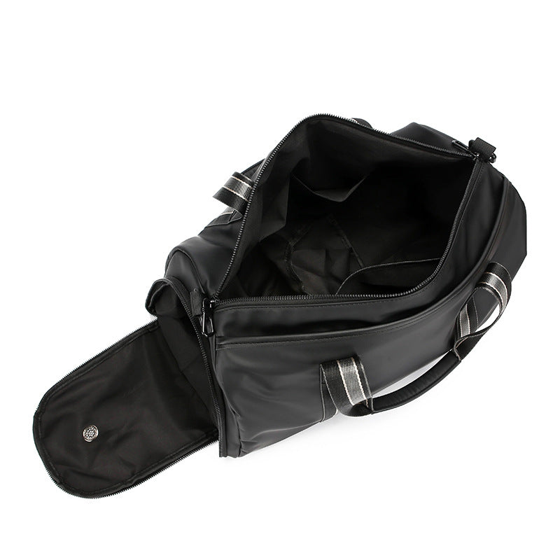 New men's travel bag large-capacity pu dry and wet separation storage handbag storage bag sports training fitness bag