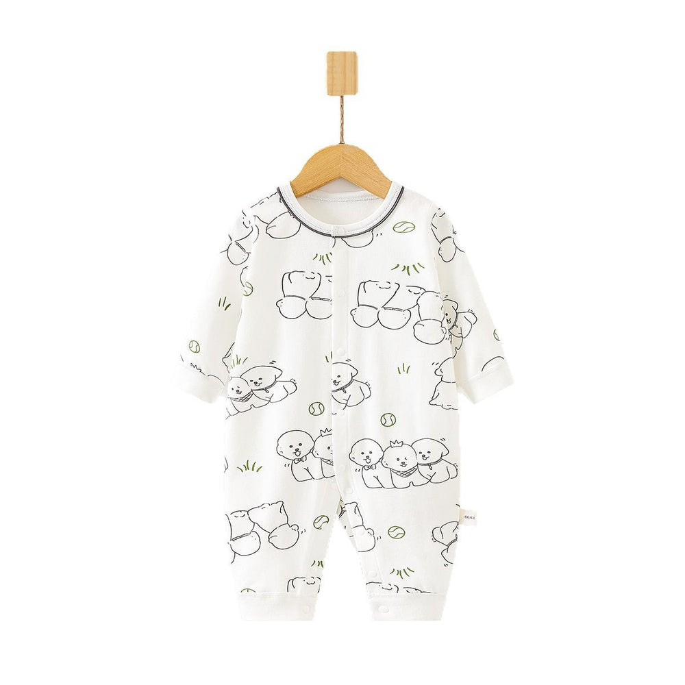 Babibele baby long-sleeve romper, 100% cotton, spring/autumn, snap-crotch bodysuit, class a, infant/toddler, spring/summer crawling suit