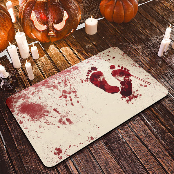 printing soft diatom mud Halloween floor mat household bathroom floor mat wear-resistant bathroom floor mat