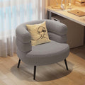 Scandinaviancasual modern sherpa single sofa designer accessible luxury living room balcony small apartment whitecasual chair