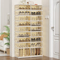 Foldable shoe box transparent no-assembly shoe cabinet shoe organizer shoe rack home entrance essential multi-layer simple space-saving