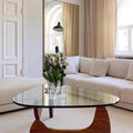 Glass coffee table - modern minimalist design, nordic style, designer inspired, trending online, perfect for small living spaces, ideal for home use