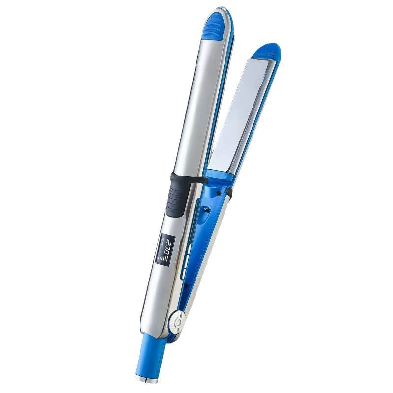 high-power straight hair splint curling iron stainless steel straight and curling dual-purpose two-in-one hair straightener popular straight hair clip