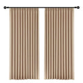 Double-sided mousse cashmere high-end curtains, chenille thickened blackout curtains, living room light luxury milk tea color bedroom curtains