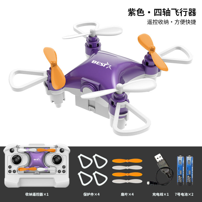 mini pocket drone remote control aircraft - long battery life, crash-resistant quadcopter - boy's toy, small gift
