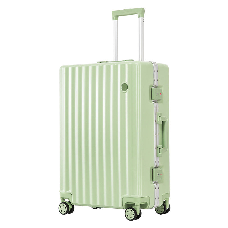 Customized aluminum frame trolley case 20 inch universal wheel suitcase Internet celebrity ins suitcase Female student password box