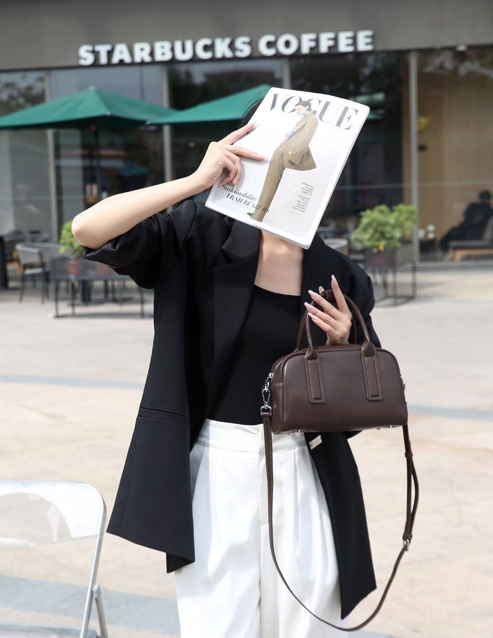 Genuine leather women's handbag 2024 autumn/winter new retro tote bag large capacity shoulder bag fashion commuter crossbody bag