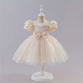 Export kidswedding dress skirt puffy mesh princess skirt 3-15 years old medium and large children's clothing girl white performance costume