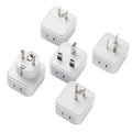 Two-pin to three-pin socket 2-hole to 3-hole global travel port version converter conversion plug korean british standard german standard