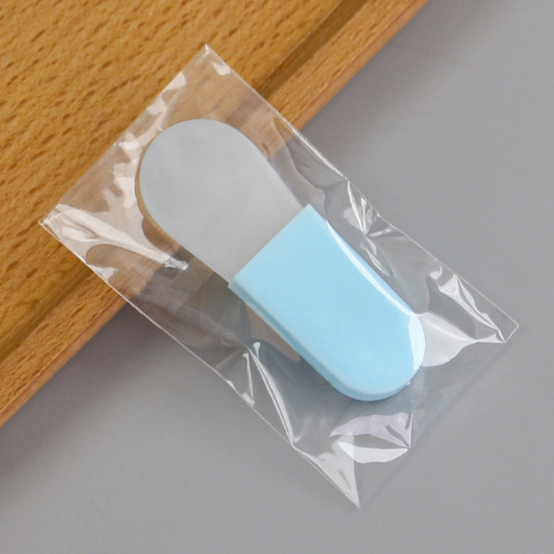 Cosmetic beauty silicone-like brush mask applicator - short handle, new mini mud mask smoothing facial beauty tool