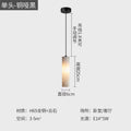New chinoiserie all-copper real marble bedroom bedside small chandelier classical house restaurant bar study model room lighting fixtures