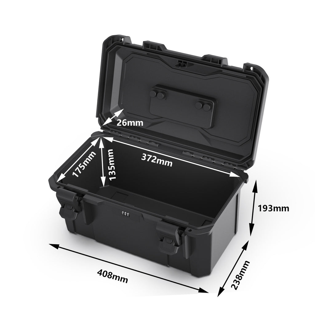 FA-37L with combination lock, non-waterproof portable toolbox, safety protection box, instrumentation and equipment