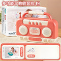 Boys and girls artificial digital piano recorder kids educational multifunctional radio flash music learning machine toy