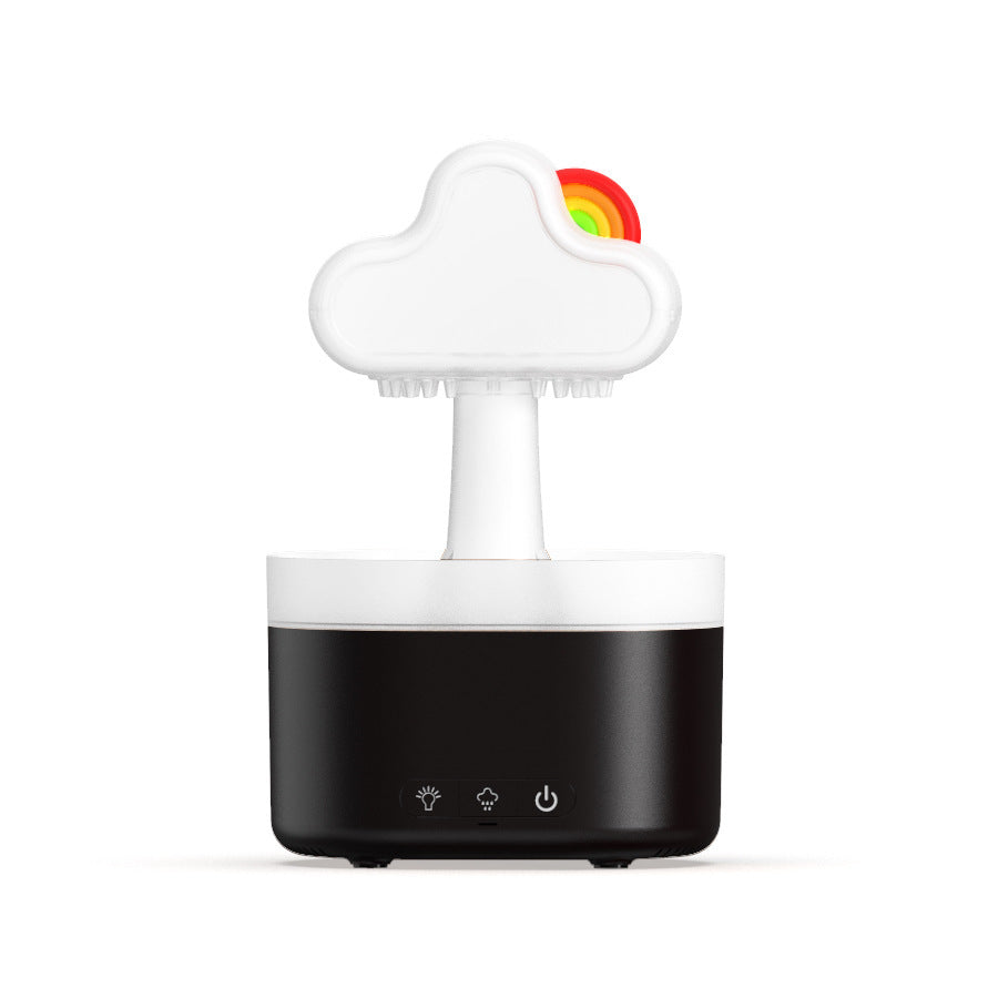 rainbow cloud raindrop aromatherapy machine atomized essential oil diffuser machine for home humidifier for home aromatherapy machine spray
