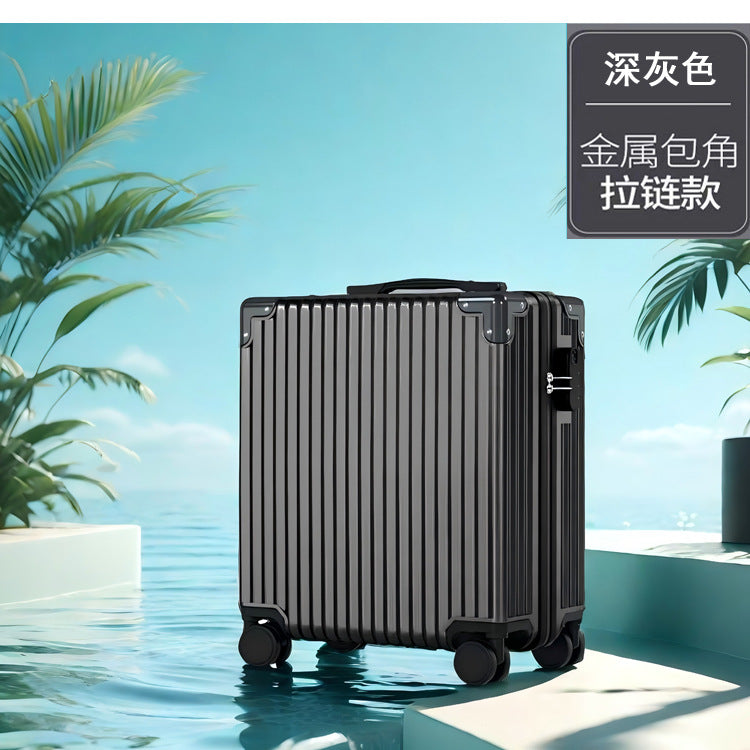 New 18-inch universal wheel trolley case 20-inch boarding case password bag suitcase candy-colored suitcase