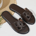2026 women's summer fashion versatile sandals - slip-on women's shoes, outdoor slippers, hot pressed electric embroidery flat sandals