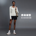 Women's yoga jacket - slim fit, hooded cardigan, running & fitness long sleeve top - daw204-2
