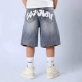Kids' boys' summer lightweight pants - stylish new denim shorts for mid-to-large children - summer collection