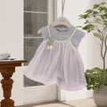 new girls' hollow-out lace camisole tulip bud tank dress - summer princess style