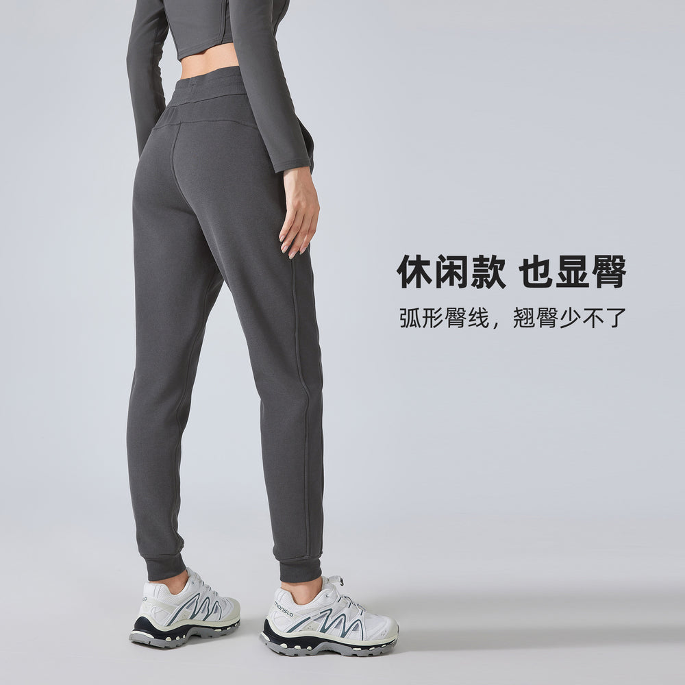 Women's high-waisted, loose-fit joggers - versatile activewear for fall/winter: perfect for outdoor fitness, yoga, and casual wear (daw153)