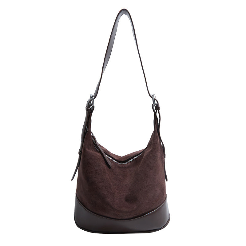 2025 new autumn/winter niche fashion shoulder bag - premium bucket bag for women, trendy, casual, commute, and crossbody bag
