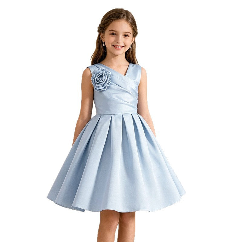 Yimingzhi export style girls' formal dress  new flower girl runway piano performance costume dance dress