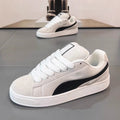 2026 autumn new men's flat casual sneakers, korean style fashionable couple's student sports shoes, trendy brand bread shoes
