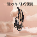 Four-wheel rubber can sit and lie down, two-way promotion, four-wheel shock absorption, large space baby stroller, high landscape bb stroller