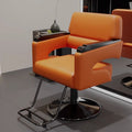 Orange backrest + (black electroplated disc) + black large round pedal