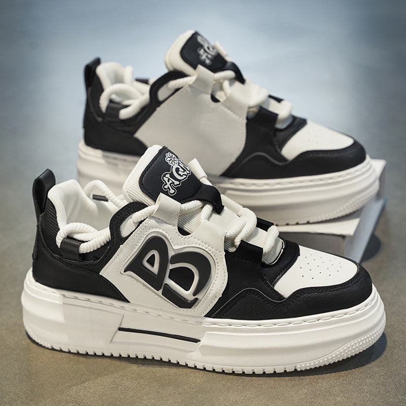 Autumn men's shoes new breathable little white shoes men's Korean version trendy versatile platform sports shoes casual board shoes trendy shoes