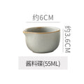 Retro style ceramic kiln straw hat plate restaurant hotel for home threaded pasta plate japanese style fruit salad dessert plate