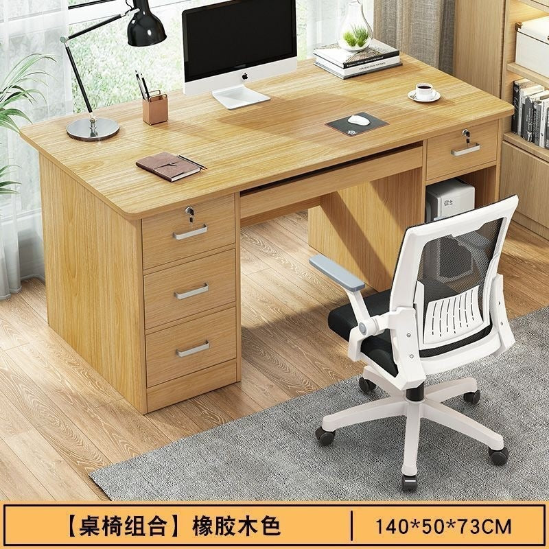 Computer desk desktop home desk bookcase all-in-one office desk minimalist modern bedroom writing desk student study table
